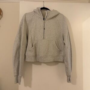 Scuba Oversized Half Zip Hoodie